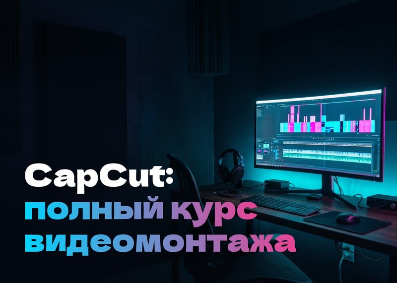 CapCut: Полный курс видеомонтажа (6 уроков)