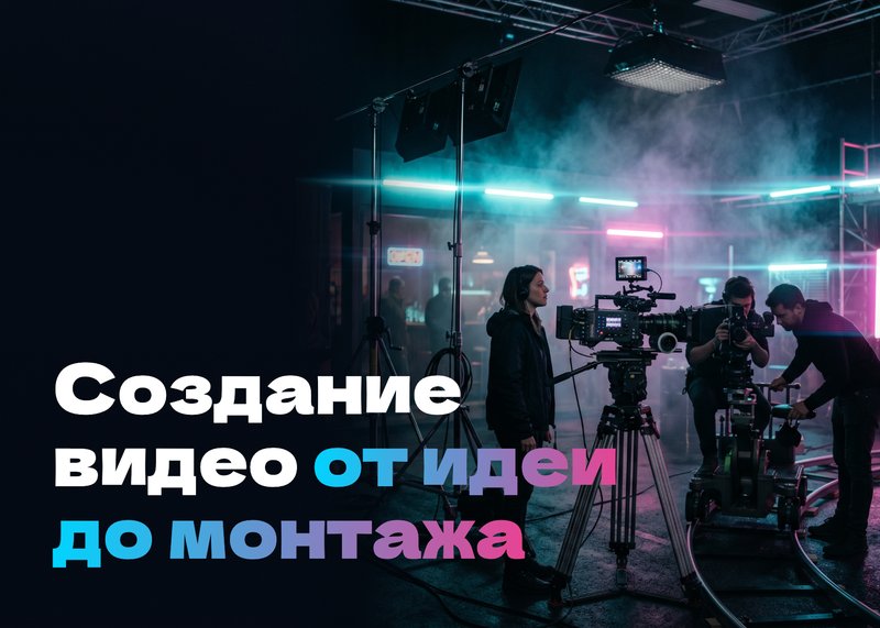 Создание видео - от идеи до монтажа (4 урока)
