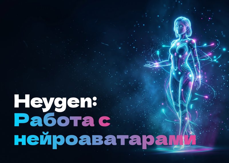 Heygen: Работа с нейроаватарами (7 уроков)