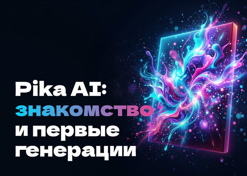 Pika AI: знакомство и первые генерации